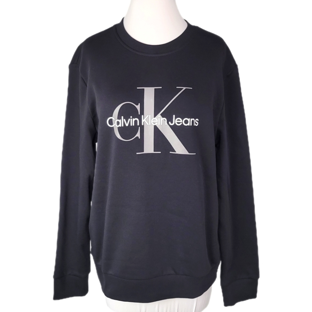Calvin Klein Jeans Black Crew Neck Sweatshirt